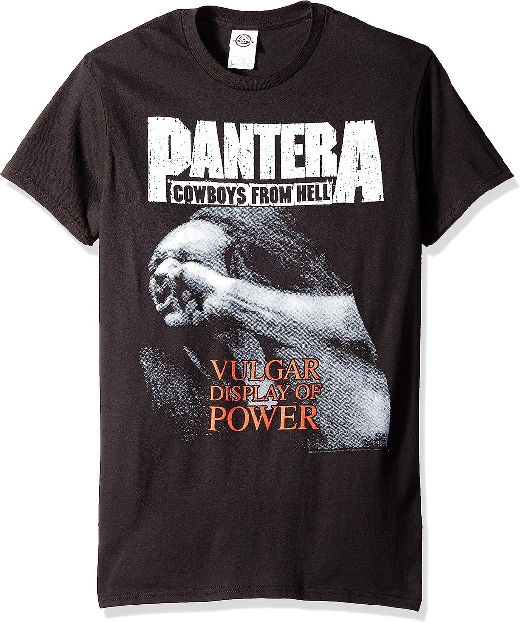 Pantera Men's Vulgar Display Of Power Stronger T-Shirt Black